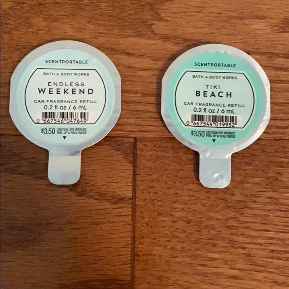 Two Bath and Body Works Car Scent Refills